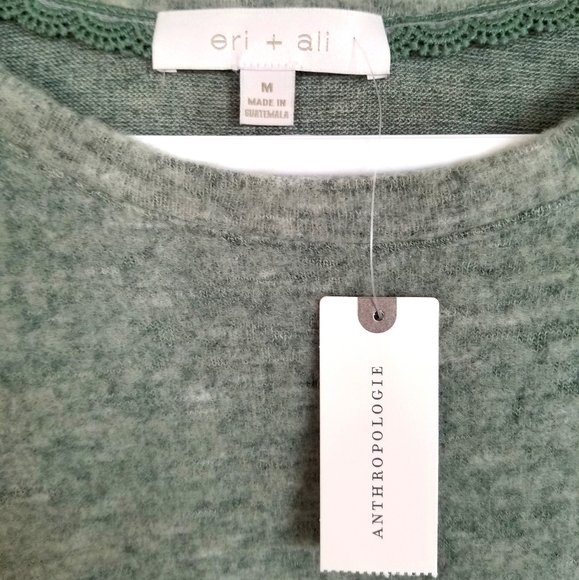 NEW Anthrpologoe Eri + Ali Ruffle Sleeve Top - Picture 5 of 6